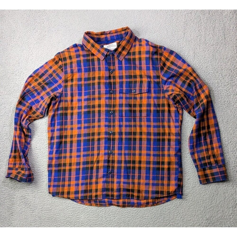 REI Co-op Northerwoods Flannel Shirt Mens Large Cooperative Multicolor Plaid